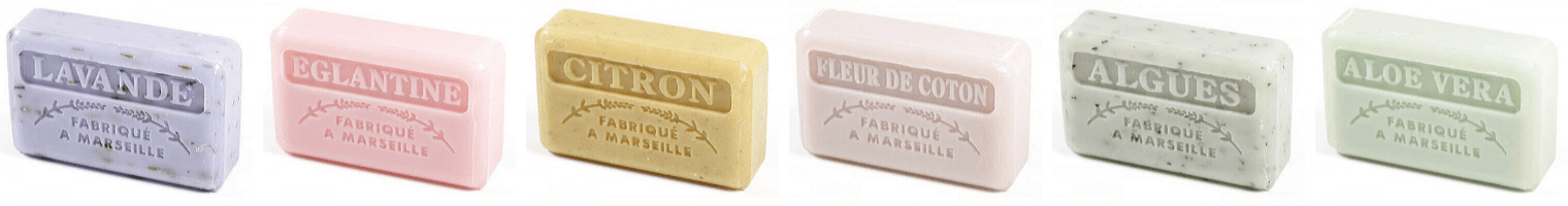 Triple-milled French market soaps